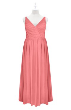 ColsBM Tinley Coral Plus Size Bridesmaid Dress