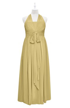 ColsBM Nyla Gold Plus Size Bridesmaid Dress