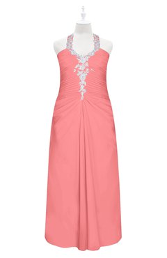 ColsBM Ruth Coral Plus Size Bridesmaid Dress