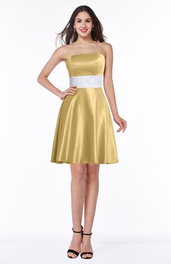ColsBM Karter Gold Bridesmaid Dress