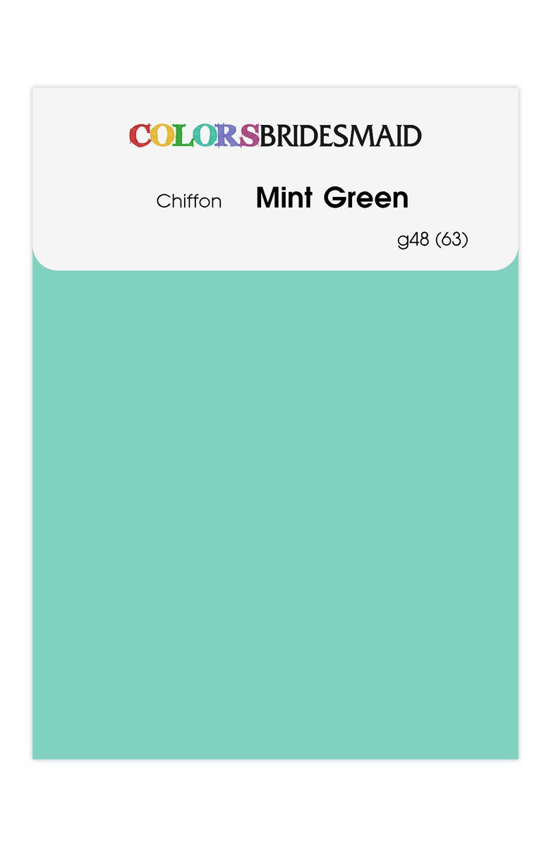 Dusty green vs mint green