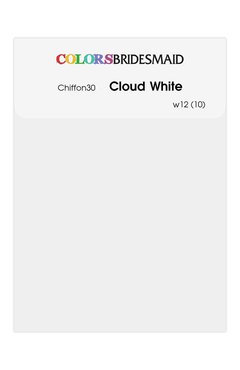 Cloud White Chiffon30 Swatches