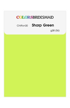 Sharp Green Chiffon30 Swatches