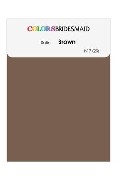 Brown Satin Swatches