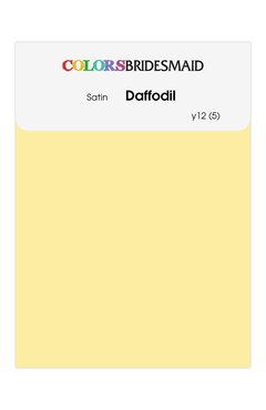 Daffodil Satin Swatches