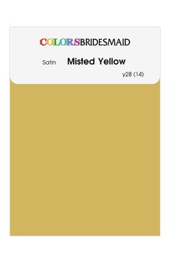 Misted Yellow Satin Swatches