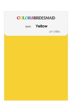Yellow Satin Swatches