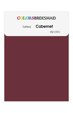 Cabernet Taffeta Swatches