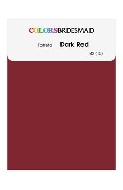 Dark Red Taffeta Swatches