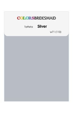 Silver Taffeta Swatches