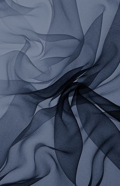 Navy Blue Chiffon30 Fabric By the Yard