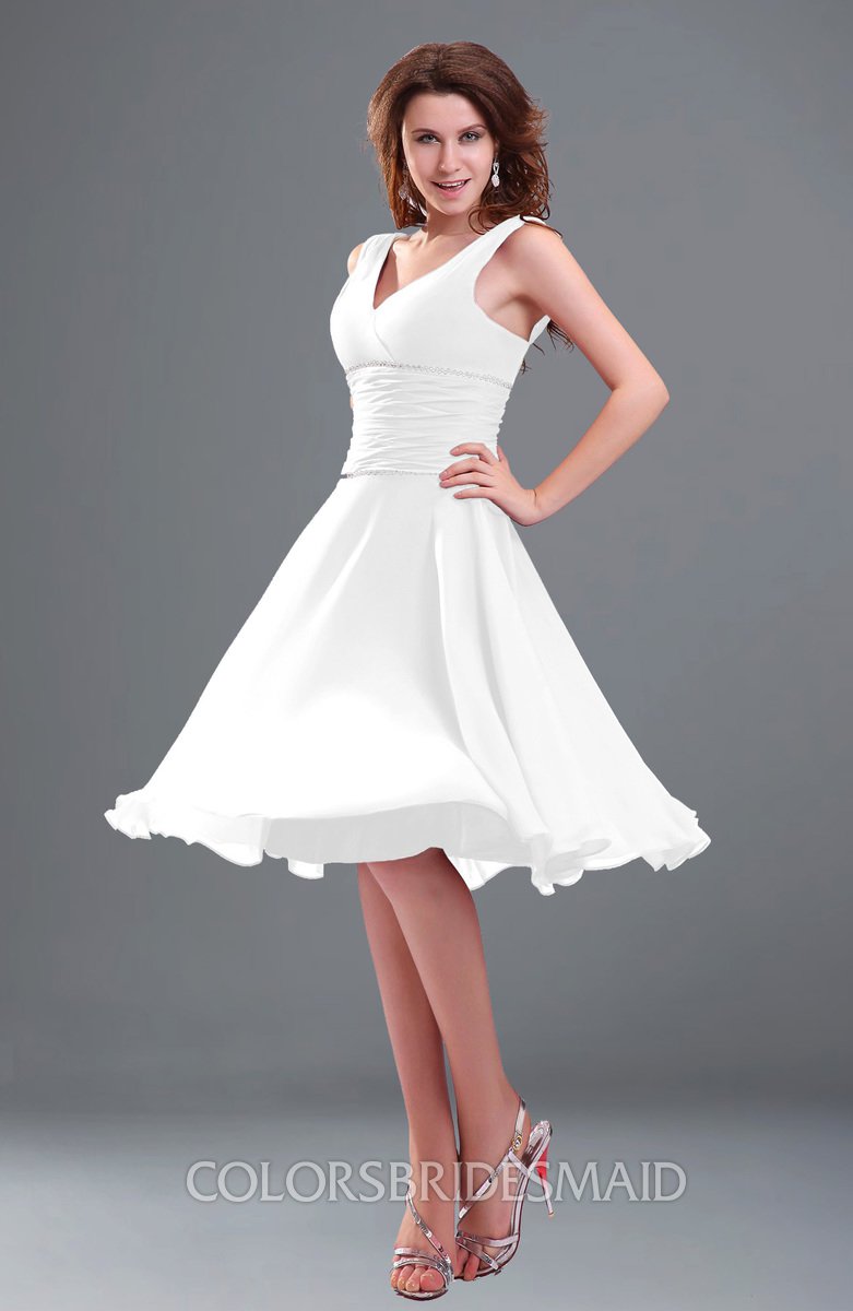 ColsBM Marina White Bridesmaid Dresses - ColorsBridesmaid