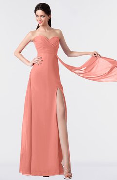 ColsBM Vivian Desert Flower Modern A-line Sleeveless Backless Split-Front Bridesmaid Dresses