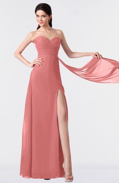 ColsBM Vivian Lantana Modern A-line Sleeveless Backless Split-Front Bridesmaid Dresses