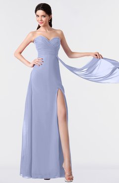 ColsBM Vivian Lavender Modern A-line Sleeveless Backless Split-Front Bridesmaid Dresses