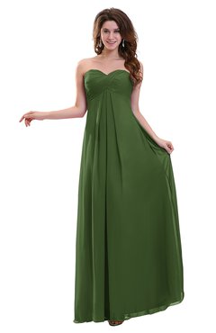 ColsBM Annalee Garden Green Plain Sweetheart Sleeveless Backless Chiffon Floor Length Bridesmaid Dresses