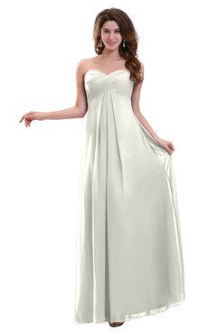 ColsBM Annalee Ivory Plain Sweetheart Sleeveless Backless Chiffon Floor Length Bridesmaid Dresses
