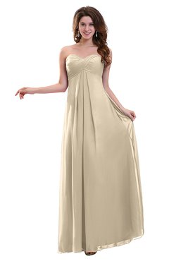 ColsBM Annalee Novelle Peach Plain Sweetheart Sleeveless Backless Chiffon Floor Length Bridesmaid Dresses