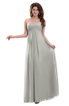 ColsBM Annalee Platinum Plain Sweetheart Sleeveless Backless Chiffon Floor Length Bridesmaid Dresses