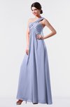 ColsBM Nayeli Blue Heron Plain Empire Sleeveless Zip up Floor Length Pleated Bridesmaid Dresses