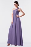 ColsBM Nayeli Chalk Violet Plain Empire Sleeveless Zip up Floor Length Pleated Bridesmaid Dresses
