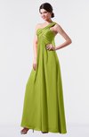 ColsBM Nayeli Green Oasis Plain Empire Sleeveless Zip up Floor Length Pleated Bridesmaid Dresses