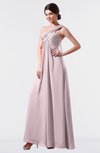 ColsBM Nayeli Pale Lilac Plain Empire Sleeveless Zip up Floor Length Pleated Bridesmaid Dresses
