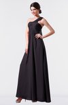 ColsBM Nayeli Perfect Plum Plain Empire Sleeveless Zip up Floor Length Pleated Bridesmaid Dresses