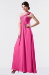 ColsBM Nayeli Rose Pink Plain Empire Sleeveless Zip up Floor Length Pleated Bridesmaid Dresses