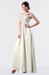 ColsBM Nayeli Whisper White Plain Empire Sleeveless Zip up Floor Length Pleated Bridesmaid Dresses