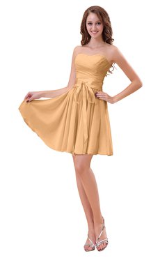 ColsBM Ally Apricot Cute Sweetheart Backless Chiffon Mini Homecoming Dresses