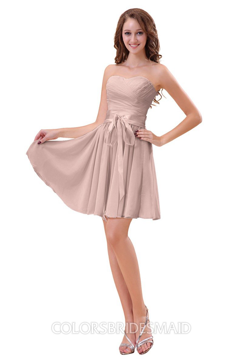 dusty rose homecoming dresses