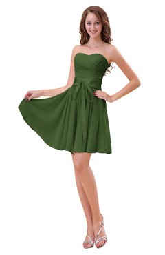 ColsBM Ally Garden Green Cute Sweetheart Backless Chiffon Mini Homecoming Dresses