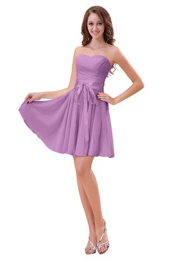 ColsBM Ally Orchid Cute Sweetheart Backless Chiffon Mini Homecoming Dresses
