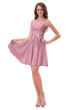 ColsBM Ally Rosebloom Cute Sweetheart Backless Chiffon Mini Homecoming Dresses