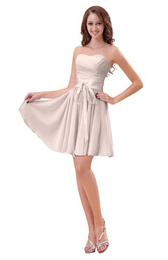 ColsBM Ally Silver Peony Cute Sweetheart Backless Chiffon Mini Homecoming Dresses
