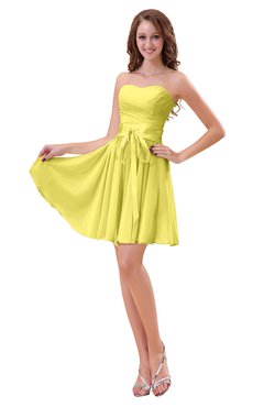 ColsBM Ally Yellow Iris Cute Sweetheart Backless Chiffon Mini Homecoming Dresses