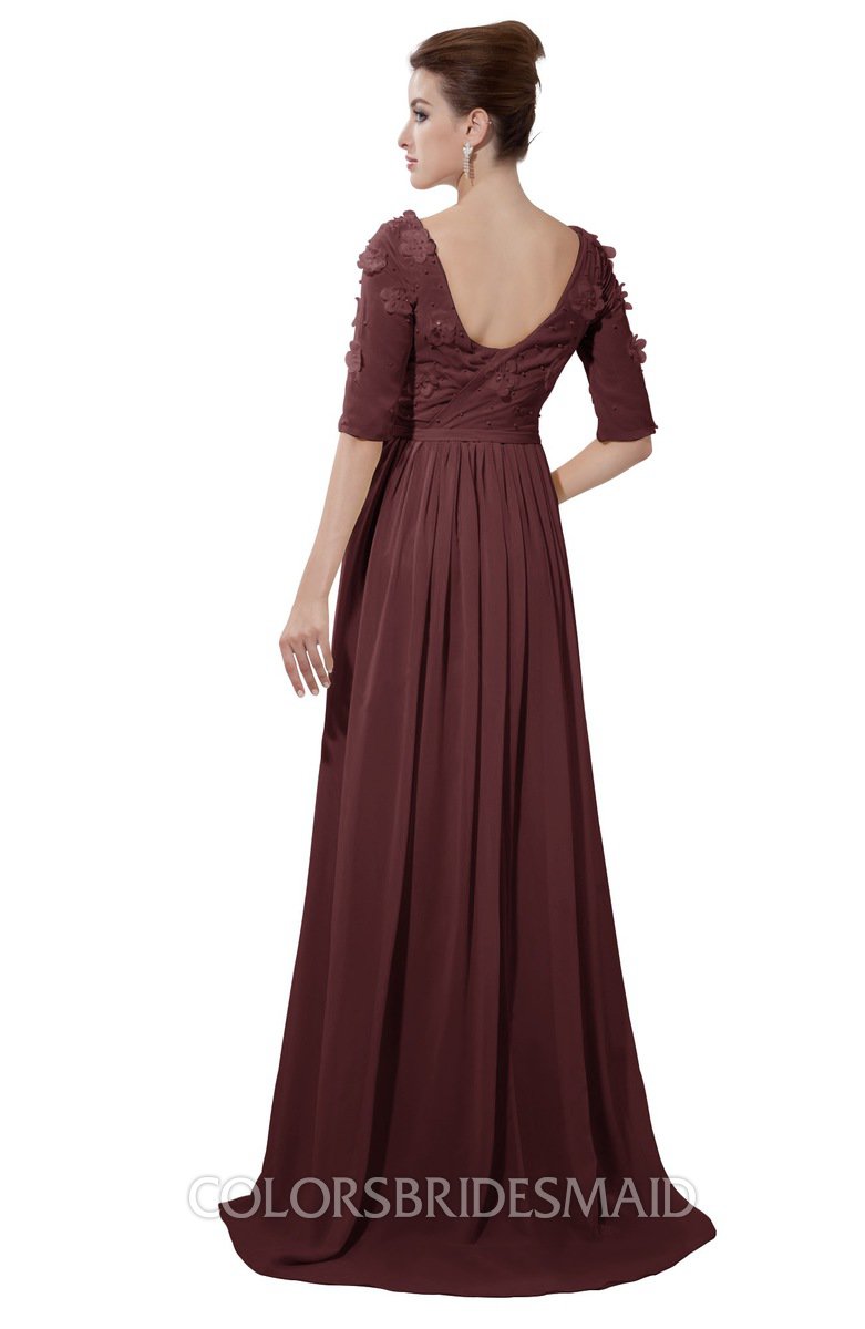 ColsBM Emily Burgundy Bridesmaid Dresses - ColorsBridesmaid