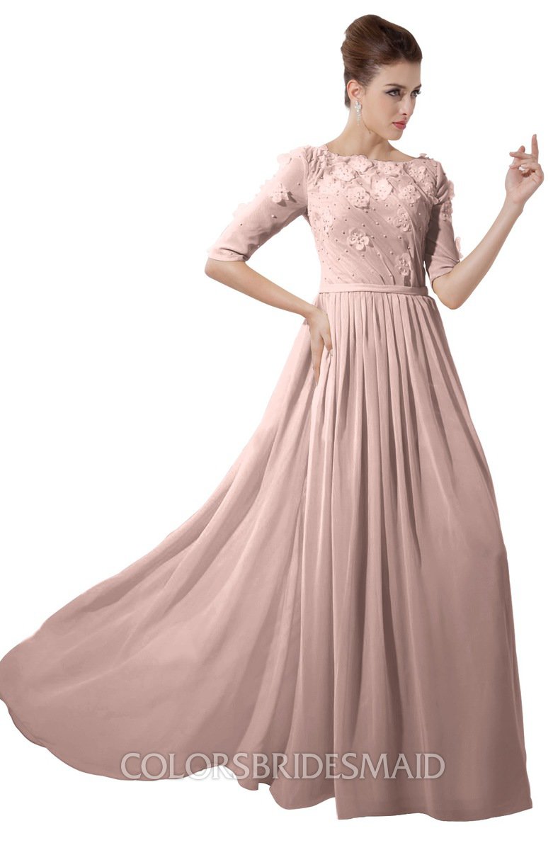 dusty rose casual dress