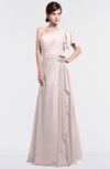 ColsBM Louisa Light Pink Simple A-line Short Sleeve Half Backless Floor Length Ruffles Bridesmaid Dresses