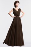 ColsBM Cordelia Copper Vintage A-line Sleeveless Chiffon Floor Length Pleated Bridesmaid Dresses