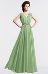 ColsBM Cordelia Gleam Vintage A-line Sleeveless Chiffon Floor Length Pleated Bridesmaid Dresses