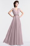 ColsBM Cordelia Pale Lilac Vintage A-line Sleeveless Chiffon Floor Length Pleated Bridesmaid Dresses