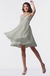 ColsBM Estelle Platinum Modest A-line One Shoulder Criss-cross Straps Short Ruching Bridesmaid Dresses