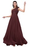 ColsBM Leilani Burgundy Cinderella A-line Asymmetric Neckline Sleeveless Zipper Chiffon Bridesmaid Dresses