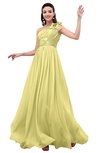 ColsBM Leilani Daffodil Cinderella A-line Asymmetric Neckline Sleeveless Zipper Chiffon Bridesmaid Dresses