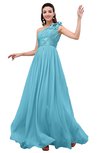 ColsBM Leilani Light Blue Cinderella A-line Asymmetric Neckline Sleeveless Zipper Chiffon Bridesmaid Dresses