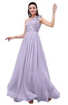 ColsBM Leilani Pastel Lilac Cinderella A-line Asymmetric Neckline Sleeveless Zipper Chiffon Bridesmaid Dresses