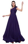 ColsBM Leilani Royal Purple Cinderella A-line Asymmetric Neckline Sleeveless Zipper Chiffon Bridesmaid Dresses