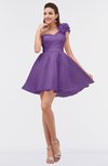 ColsBM Itzel English Lavender Elegant A-line Sleeveless Zip up Short Flower Bridesmaid Dresses